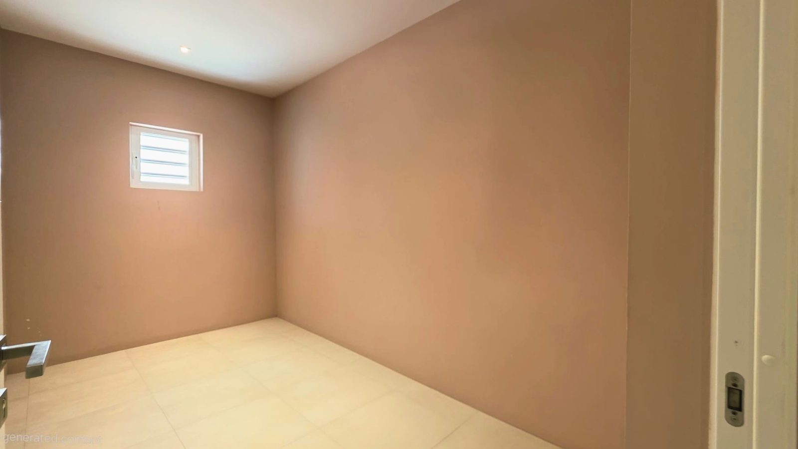 villa for sale in curaçao real estate at Harmonie spacious bedroom with soft tones and natural ventilation