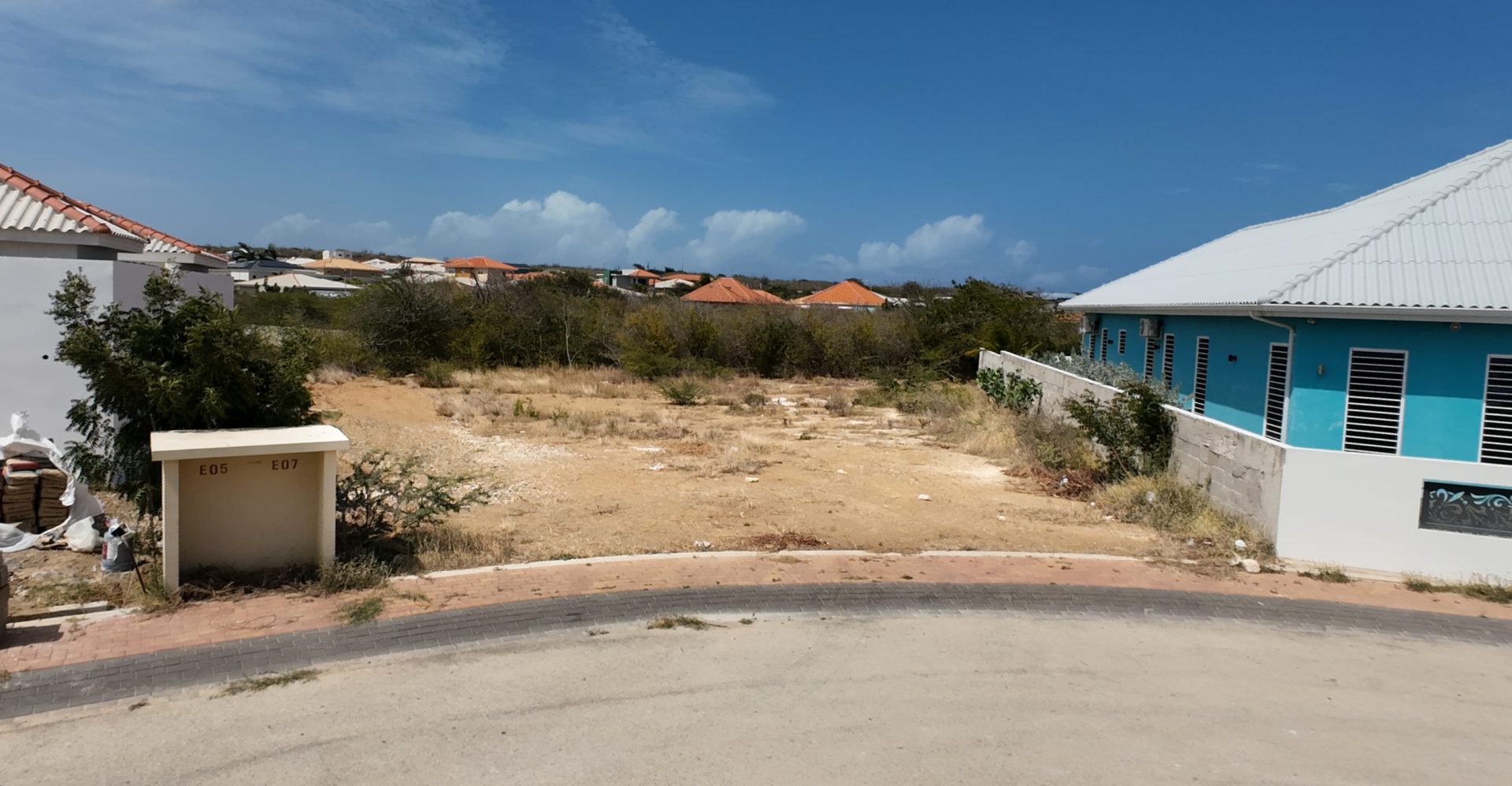 for sale in Curaçao, residential lot of 686 sq mtr at Harmonie E-07 in Grote Berg
