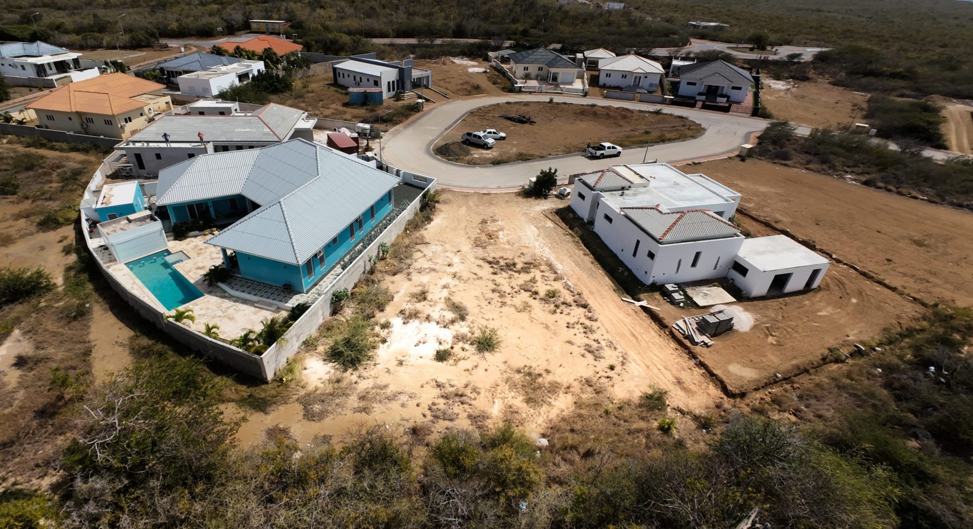 for sale in Curaçao, residential lot of 686 sq mtr at Harmonie E-07 in Grote Berg